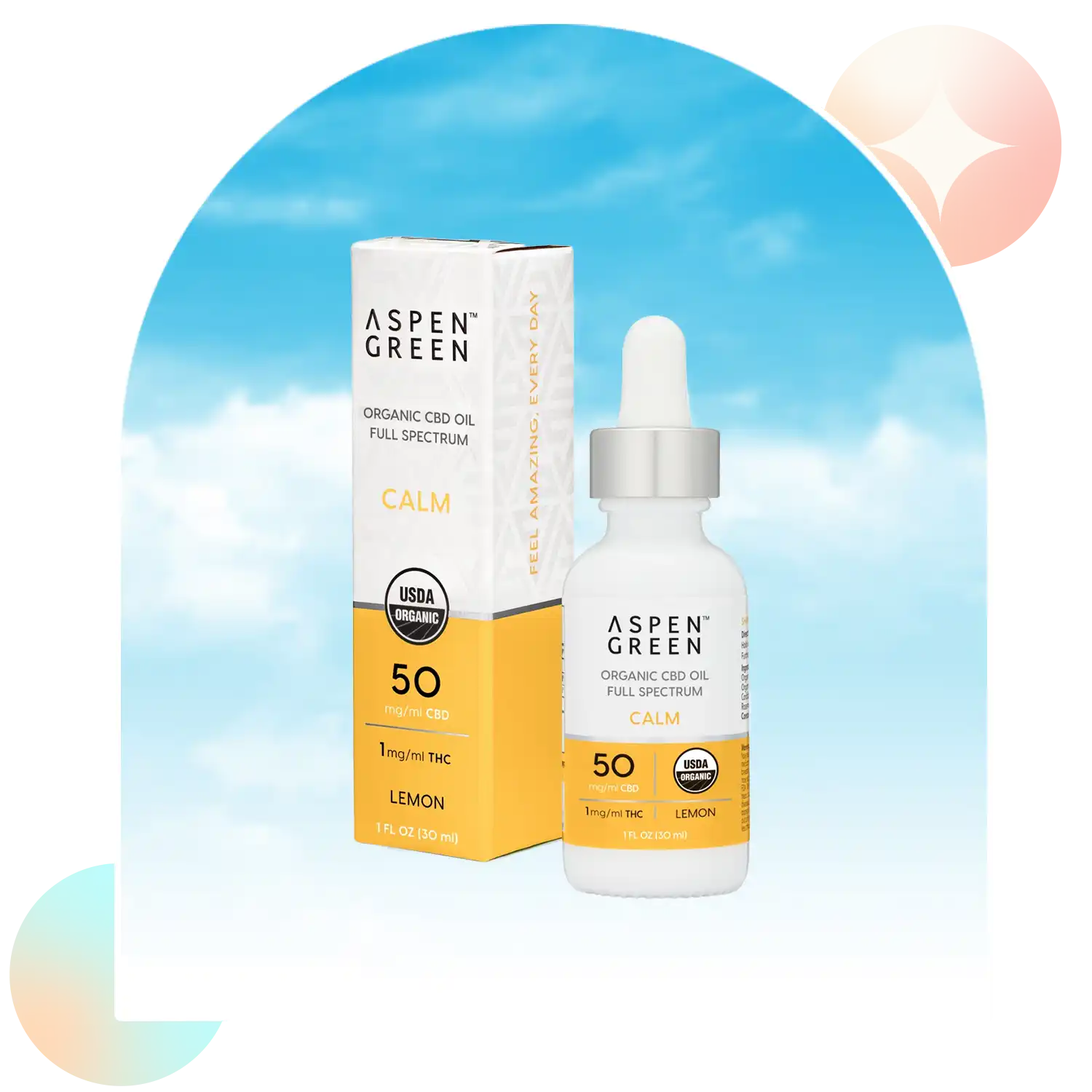 Calm Organic Full Spectrum CBD Oil – Aspen Green