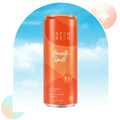 Aspen Green Amalfi Spritz 10mg THC drink against a blue sky background