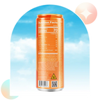 Aspen Green Amalfi Spritz THC drink nutrition facts against a blue sky background