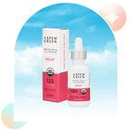 Aspen Green Relief CBD Oil Tincture & Box - USDA Certified Organic, 133mg/ml CBD, Cherry Flavor