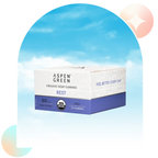 Aspen Green Rest Full Spectrum CBD Gummies box; USDA Certified Organic, Lemon flavor, 30 gummies.