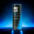 BOLO Blue Raz Blast 10mg THC drink front view
