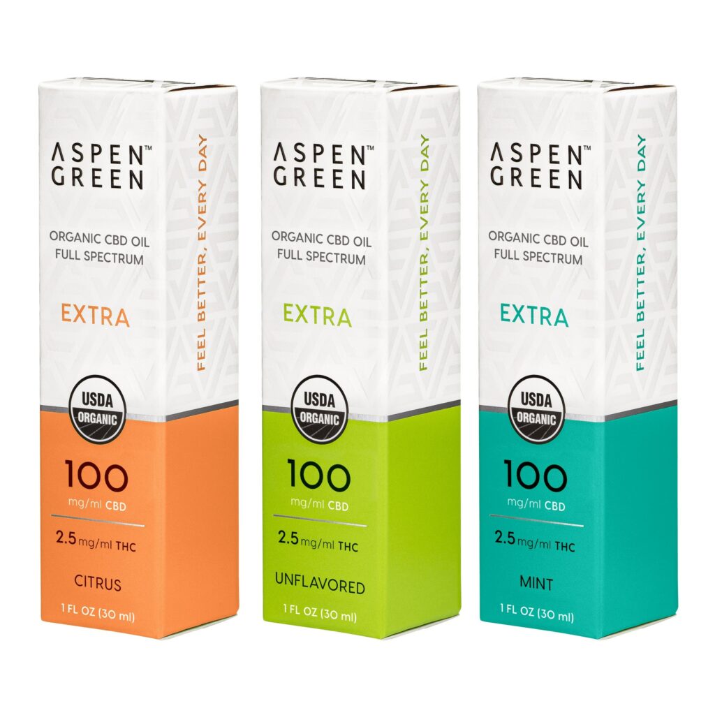 Extra Organic Full Spectrum CBD Oil - Aspen Green